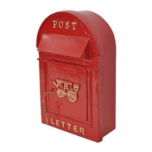GR <b>Post</b> <b>Box</b> Red Coated Weatherproof Rustic Mailbox Affordable Price Handmade Decorative Letter <b>Box</b> For Events Supplies - Product Image 4