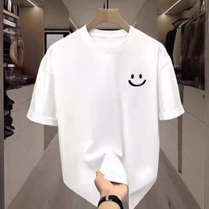 <b>Large</b> Round Neck Solid Color Loose Casual Quick Drying Men's <b>T</b>-<b>shirt</b> - Product Image 4