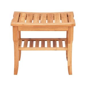 Tabourets de douche pour salle de bain avec étagère de rangement pratique - Product Image 1