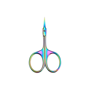 Ciseaux à cuticules de qualité supérieure, lames courbées affûtées, acier inoxydable coloré, ciseaux à ongles pour la beauté - Product Image 2