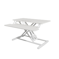 Convertisseur de bureau électrique réglable en hauteur AUKI, rehausseur assis-debout de 800 mm pour le bureau et la maison