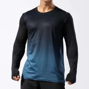 Custom Fitness Wear Manufacturer <b>Compression</b> Training T <b>Shirt</b> Polyester Spandex Moisture Wicking Screen Print OEM ODM Supplier - Product Image 3