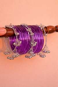 Kashmiri <b>Bangles</b> Sets Women Elegant Style Indian Handcrafted Churiyan <b>Bangles</b> Jewelry Silver Plated Wedding Trendy Customized - Product Image 5
