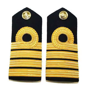 Epaulettes con Bordado y Parches, Accesorios para Uniformes, Logotipo Personalizado, Placa de Hombro Cortada con Láser - Product Image 6
