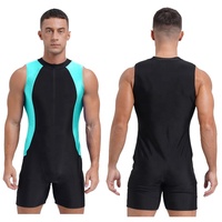 Combinaison de bain une pièce pour homme, combinaison de sport, maillot de bain pour la natation en piscine, le surf, la plongée, la course et l'entraînement