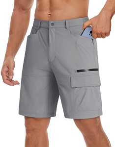 Pantalones cortos informales para hombre, listos para el verano, con tela duradera y elástica, material transpirable y estilo clásico - Product Image 2