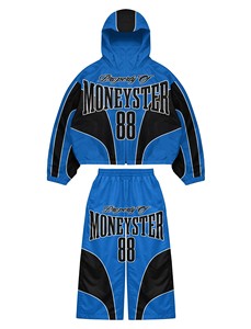 Conjunto Deportivo Cortavientos de Diseño Múltiple |   Pantalones cortos con capucha War Cry Galleria. Fabricante de Marca Privada OEM - Product Image 6