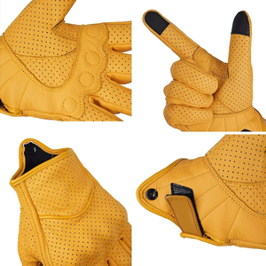Customized Waterproof Motorbike Racing <b>Gloves</b> <b>Touch</b> Screen Full Finger All Color Available Genuine Leather Motorbike <b>Gloves</b> - Product Image 6