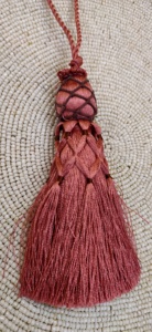 Tieback Tassel Curtain Holder <b>Red</b> 100% Rayon Decorative Fringe for Window Drapes - Product Image 6