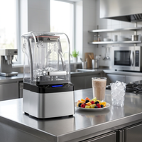 Mixeur Électrique Commercial Puissant pour Broyer la Glace – Idéal pour les Bars à Jus, Cafés et Distributeurs Africains