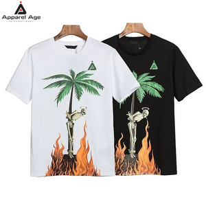 เสื้อยืดกราฟิกคุณภาพพรีเมียมสำหรับผู้ชาย ทรงหลวม พิมพ์ลาย ผ้าฝ้าย 100% สีพื้น วัสดุที่ดีที่สุด เสื้อยืดผู้ชาย ขายส่ง - Product Image 6