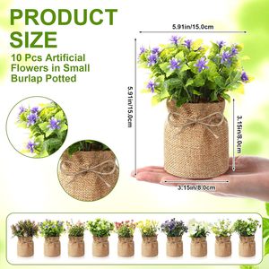 Florero de Yute Hecho a Mano de Alta Calidad – Porta Flores Decorativo Rústico para Decoración del Hogar y Tiendas de Regalos - Product Image 4