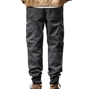 Pantalones Cargo Utilitarios Color Bronceado para Hombre, Pantalones de Senderismo para Exteriores, Pantalones Tácticos Ripstop, Pantalones de Trabajo Resistentes con Múltiples Bolsillos - Product Image 2