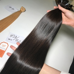 ผม100% มนุษย์สำหรับต่อผมมนุษย์ชาวเวียดนามวิกต่อผมตรงมีหนังกำพร้า - Product Image 2