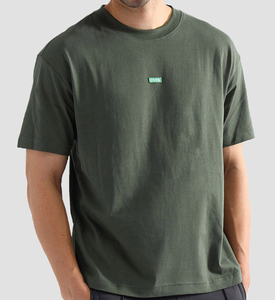 T-shirt pour homme en coton imprimé uni, coupe classique, doux, léger, décontracté, basique, pour le bureau, la salle de sport et les voyages, OEM ODM - Product Image 2