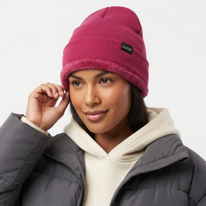 Manufacturing Wholesale High Quality Unisex Beanie Rib Knit Beanie <b>Winter</b> <b>Cap</b> Solid Color Casual Style - Product Image 5