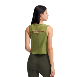 Nueva Camiseta sin Mangas de Alta Calidad para Mujer, con Estampado Digital, de Mezclilla, Resistente al Viento, Transpirable, Forrada, Ajustada, Regular, de Spandex/Poliéster - Product Image 5