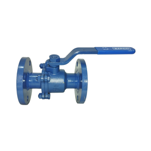 CS (WCB) Body SS 304 2-Pcs Design Full Bore Manual Ball Valve Flanged End ASA 150# Drilled Seat Seal <b>PTFE</b> 20 mm OEM Customizable - Product Image 1