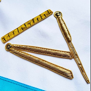 Écusson Maçonnique Simple en Forme de Triangle, Écologique, 3D, Personnalisé, à Coudre, en Similicuir, Brodé à la Main, Rite Français, Modèle Maître Tablier - Product Image 5