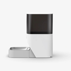 Dispensador automático de alimentos para mascotas alimentado por batería con cuencos de comida de plástico de Aviso de voz para alimentación en casa de gatos y perros - Product Image 4