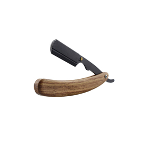 Professional Folding Manual Shaving <b>Razor</b> Stainless Steel <b>Blade</b> Wooden Handle <b>Single</b> <b>Blade</b> Reusable Personal Grooming Tool - Product Image 3