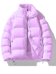 Customizable Puffer <b>Jackets</b> for Men Winter <b>Jacket</b> Casual Top Embroidered Zipper Button <b>Jackets</b> - Product Image 3