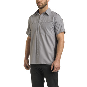 Chemises de travail professionnelles pour hommes, broderie personnalisée, uniforme respirant en coton, coupe-vent, certifiées CE, vêtements utilitaires pour équipes d'entrepôt - Product Image 3