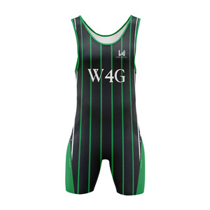 Combinaisons de lutte américaines personnalisées pour hommes, impression personnalisée, spandex/polyester, respirantes, légères, séchage rapide, vêtements de MMA - Product Image 2