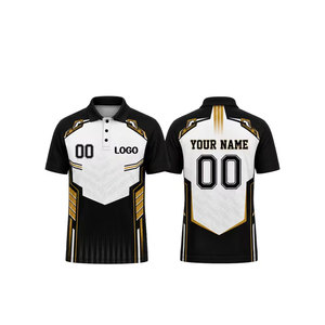 Polo de Golf Personalizado 2026, Jersey con Textura de Degradado Vertical y Transferencia Térmica, Estilo Único y la Mejor Calidad - Product Image 1