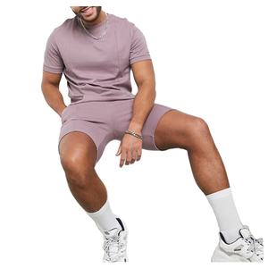 Conjunto de Camiseta y Pantalón Deportivo de Verano para Hombre, de Alta Calidad, con Logotipo Personalizado, Transpirable, de Secado Rápido, de Poliéster/Algodón, para Viaje, Casual, Tallas Grandes - Product Image 4