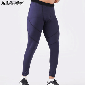 Gym Running <b>Tight</b> Quick-Dry Fitness Moisture-Wicking Athletic Base Layers High-Stretch Fabric Elastic Waist Compression Leggings - Product Image 2