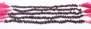 AAA Natural Rhodolite Garnet Faceted Teardrop Shape <b>Beads</b> 10 Inch Strand Size 4x6MM High Quality Rhodolite Garnet Gemstone <b>Beads</b> - Product Image 5