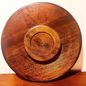 Centro de mesa giratorio de madera hecho a mano con forma de flor y diseño vintage con copo de nieve grabado para fiestas - Product Image 6