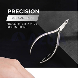 Coupe-cuticules de précision en acier inoxydable à ressort unique pour manucure et pédicure - Product Image 5