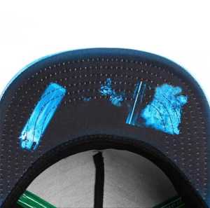 <b>Black</b> Hip Hop Snapback Cap with Abstract Pattern Polyester Unisex Casual Four Seasons Adjustable 58-60CM - Product Image 5