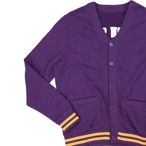 Historically Black College University Varsity Premium Letterman Embroidered <b>Cardigan</b> Sweater Fraternity Apparel - Product Image 4