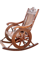 Chaise en bois de Sheesham artisanale, chaise longue en bois massif, mobilier traditionnel pour salon, chambre à coucher, décoration intérieure