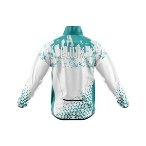 Chaqueta Cortavientos Personalizada para Hombre, Estilo Urbano, con Cuello Alto, Cierre de Cremallera, Logotipo Frontal, 100% Nailon, Impermeable, Transpirable y Ecológica - Product Image 3