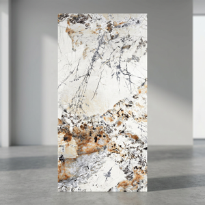 Mica Rock High Brillant Grand Format 1600x3200mm Carreaux de porcelaine en pierre frittée émaillée Poli Comptoir Table Cuisine extérieure - Product Image 2