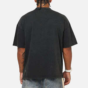 Camiseta de Hombre 2026, Nuevo Estilo, Corte Personalizado, 100% Algodón, Diseño Único, Lavado Ácido con Efecto Desgastado por el Sol - Product Image 5