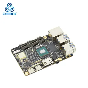DEBIX Server Motherboard Processor Combo Kit 6xGPIO 128GB EMMC Industrial Arm Single Board Computer Linux Android Win 10 Iot