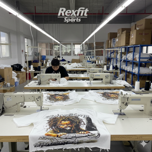 เสื้อยืดทรงดรอปโชว์เดอร์แบบดิสเทรส บริการ OEM สกรีนโลโก้ตามสั่ง คุณภาพพรีเมียม เนื้อผ้านุ่มสบาย เสื้อยืดสำหรับทุกเพศ - Product Image 3