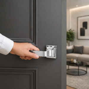 Premium Solid Brass Mortise Lever Door <b>Handle</b> Set for Villa Apartment Interior Use Modern Design Corrosion Resistant Heavy Duty - Product Image 3