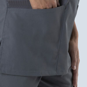 Ensembles de jogging unisexes en tricot respirant Spandex/Polyester, détectables par les capteurs, avec logo personnalisé, pour usage hospitalier - Product Image 4
