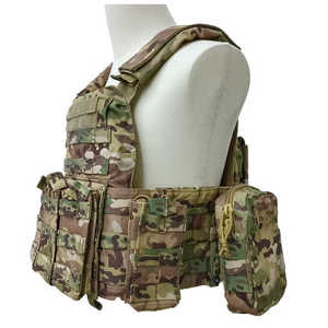 Tactical <b>Vest</b> for Hiking and Outdoor Use Custom Fit Durable Fabric Multi Pocket <b>Utility</b> Gear Adjustable Design Factory Supply - Product Image 5