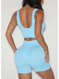 Women Flexible Activity Clothing Set Offering Comfortable Exercise Performance And High Waist Bottom Construction - Product Image 5
