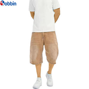 กางเกงยีนส์เดนิมผู้ชายทรงเอวสูง 100% ผ้าฝ้าย สไตล์วินเทจลำลองทันสมัย ดีไซน์ใหม่ หลายสี ไซส์ใหญ่ แต่งสีทอง - Product Image 4