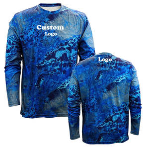 Camiseta de Pesca Personalizada con Sublimación, Transpirable, con Protección UV, Camiseta de Pesca de Manga Larga para Hombre, Camiseta de Pesca de Poliéster - Product Image 4