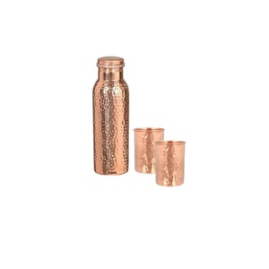 Traditional <b>Copper</b> Bottle for Ayurvedic Drinking Water <b>Kitchen</b> Office and Daily Use Available at Affordable Price - Product Image 3