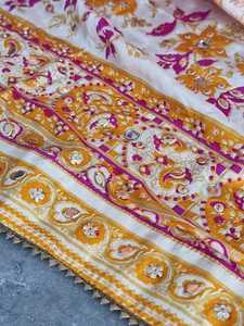 Elegant Mirror <b>Shawls</b> Traditional <b>Scarves</b> <b>Shawls</b> & Hijab Beautiful Embellished <b>Scarf</b> for Women Wedding Evening Party Outfit - Product Image 6